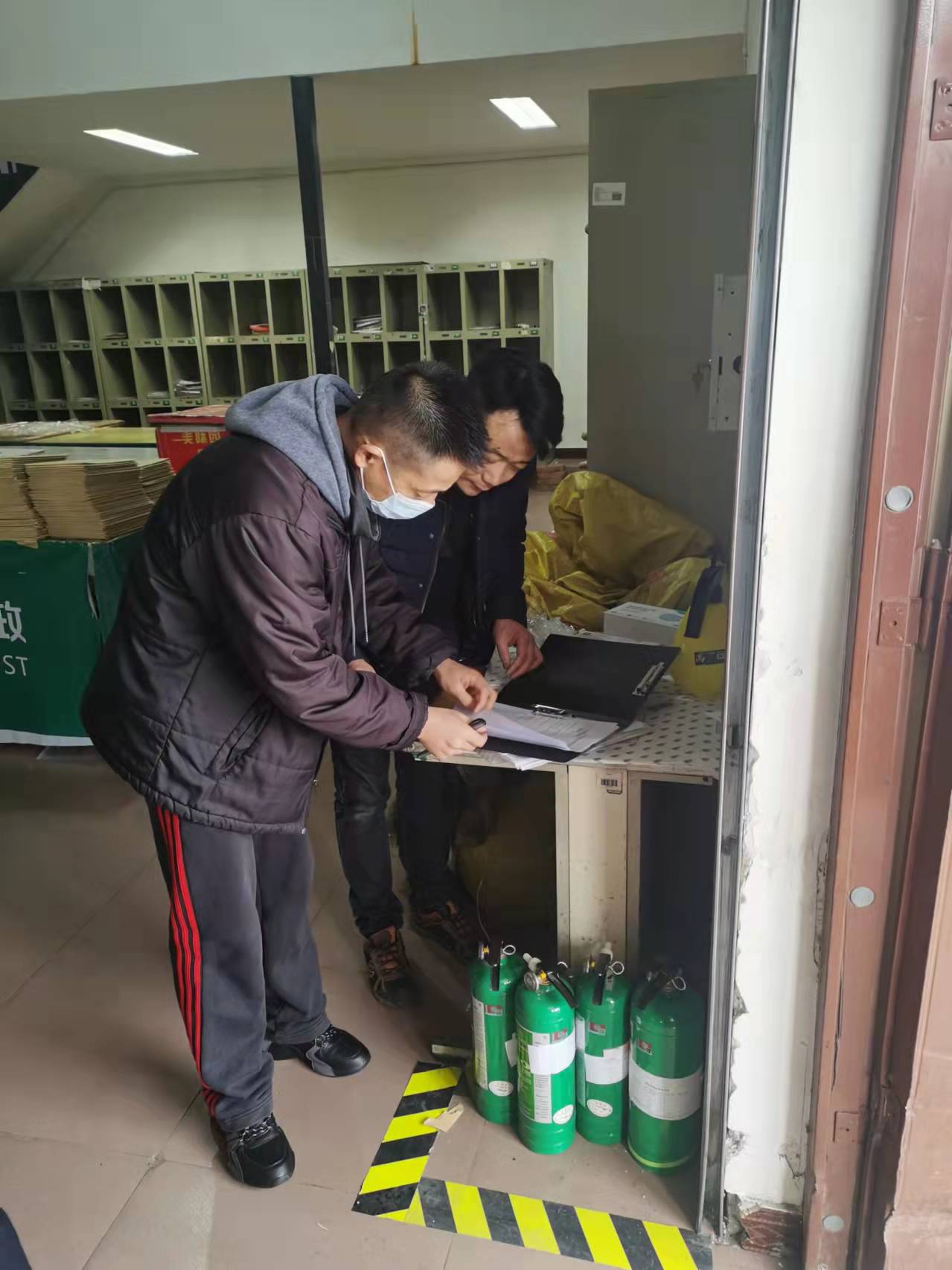 科学城开展节前寄递物流安全检查(图3)