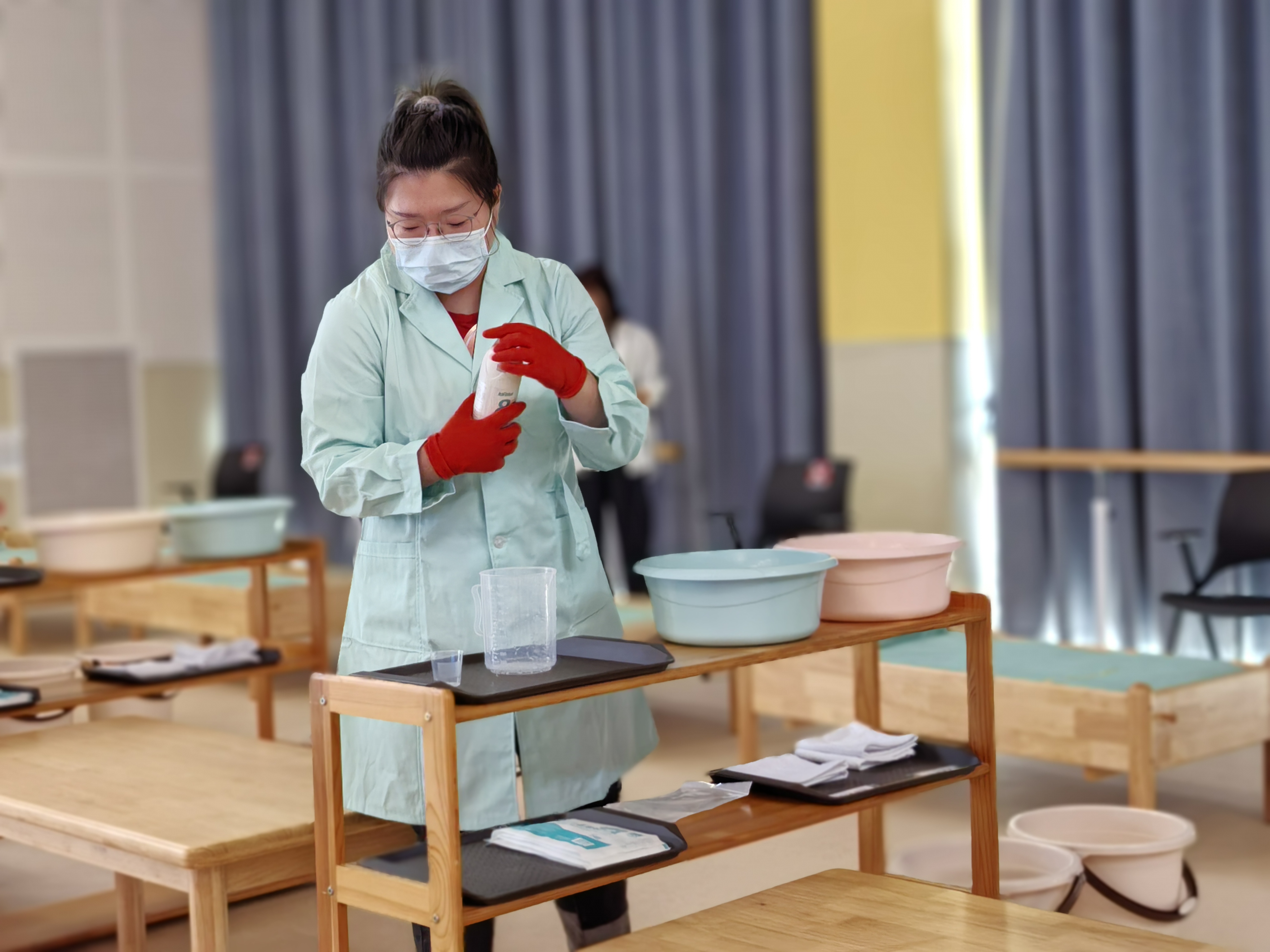 科学城春蕾学校举办“安康杯”岗位技能大赛(图4)