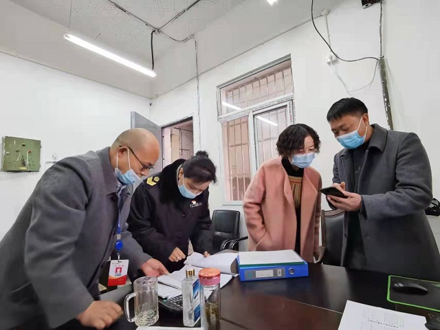 廖钰副书记带队督查市场监管领域疫情防控工作(图1)