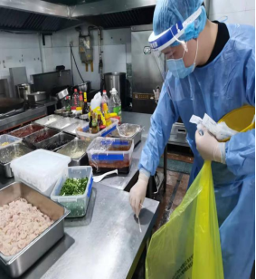 公管部餐饮服务加工点环境核酸检测合格(图1)