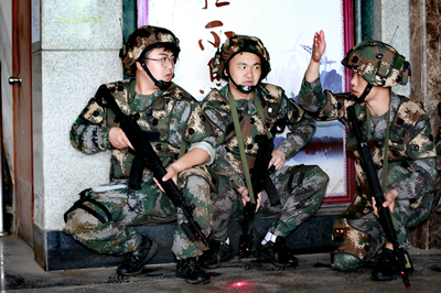 中物院民兵应急分队圆满完成年度军事训练任务(图5)
