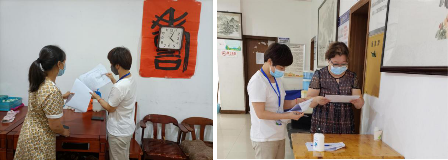 春雷街道开展社区疫苗接专项检查(图1)