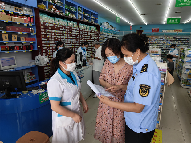 科学城市场监管局督查辖区疫情防控工作(图4)