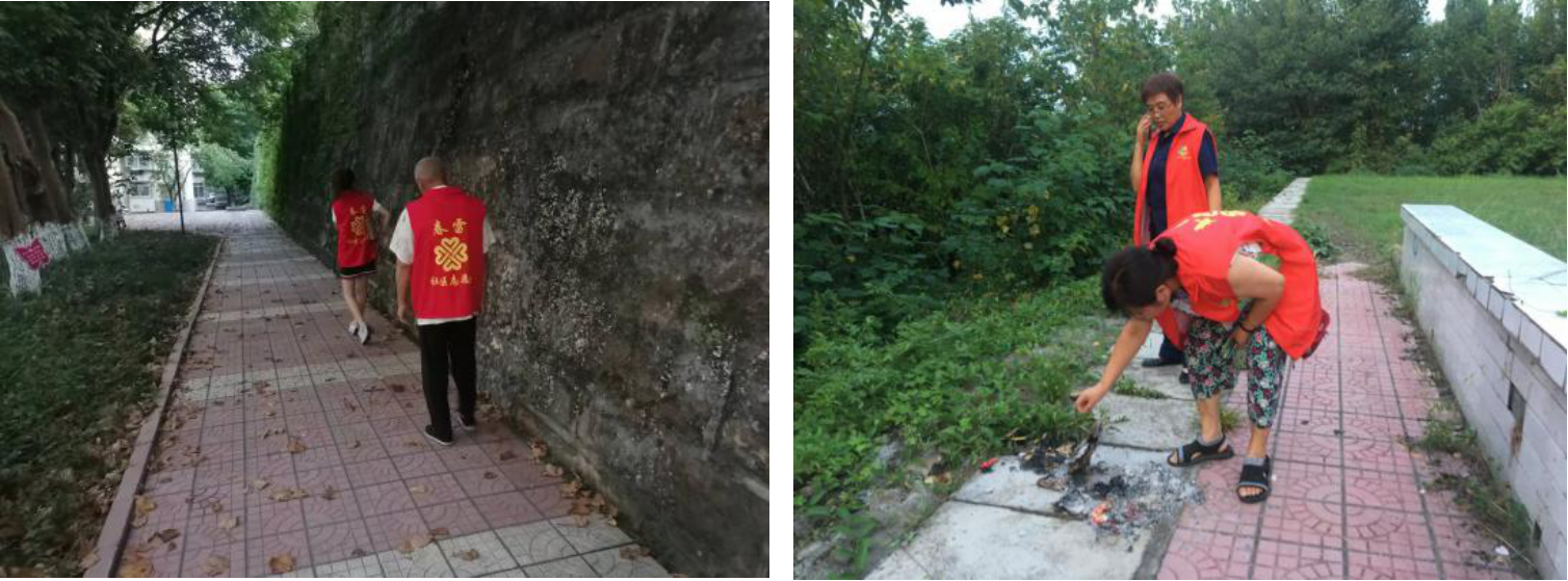 春雷街道组织开展“中元节”巡查行动(图3)