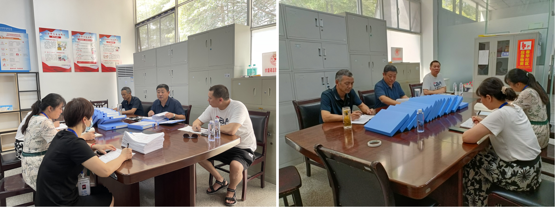 春雷街道检查社区疫情防控工作(图1) 春雷街道检查社区疫情防控工作(图1)