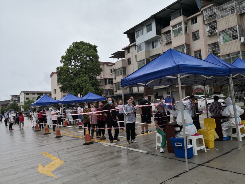 一个月的坚守，50余万份核酸采样——九医人“超长待机”展现硬核担当(图2)