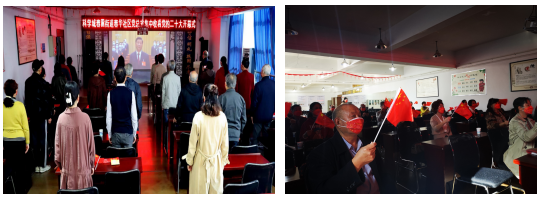 春雷街道党工委集中收看党的二十大开幕式(图1) 春雷街道党工委集中收看党的二十大开幕式(图1)