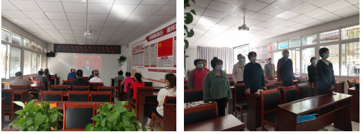 春雷街道党工委集中收看党的二十大开幕式(图4) 春雷街道党工委集中收看党的二十大开幕式(图4)
