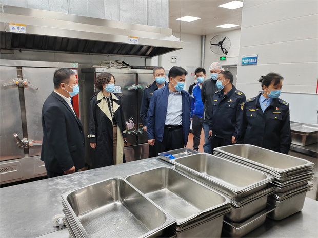 科学城食安委主任督查食堂食品安全工作(图4)