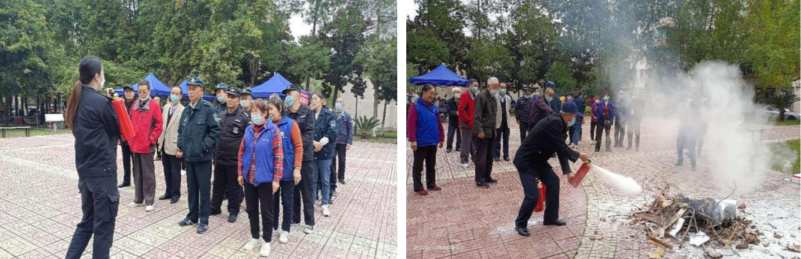 春雷街道开展2022年“11.9消防日”演练活动(图2) 春雷街道开展2022年“11.9消防日”演练活动(图2)