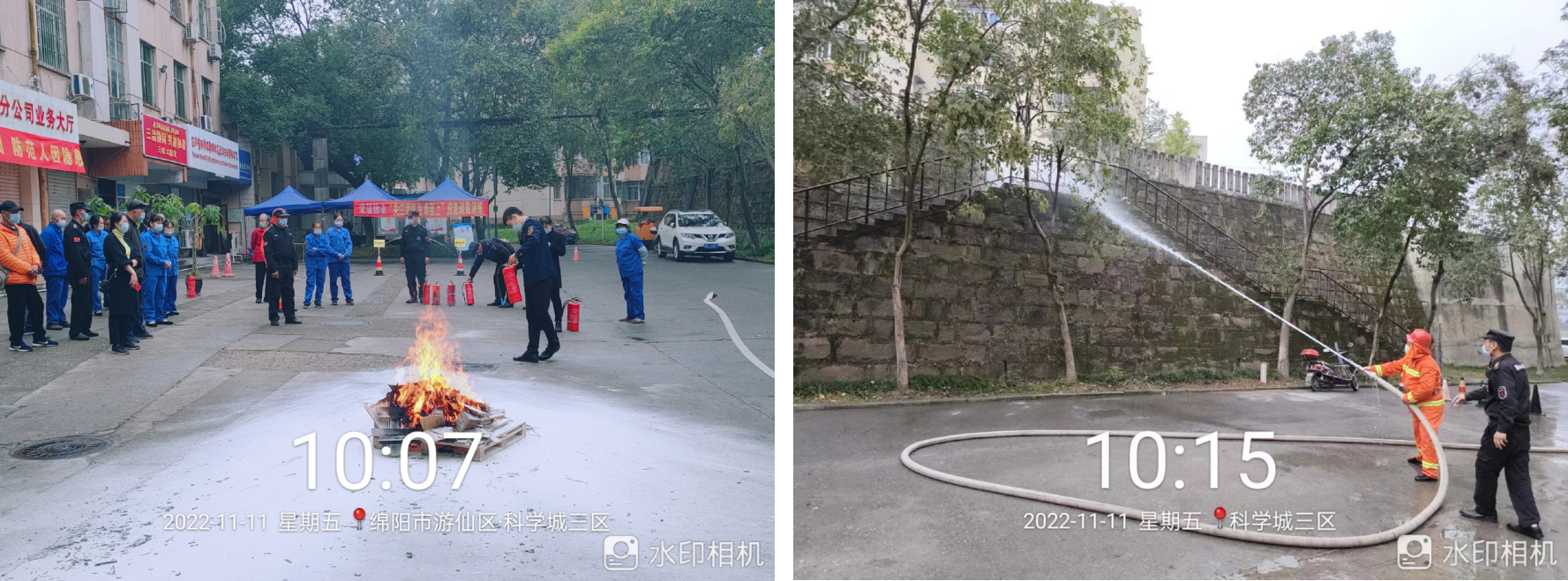 春雷街道开展2022年“11.9消防日”演练活动(图3) 春雷街道开展2022年“11.9消防日”演练活动(图3)