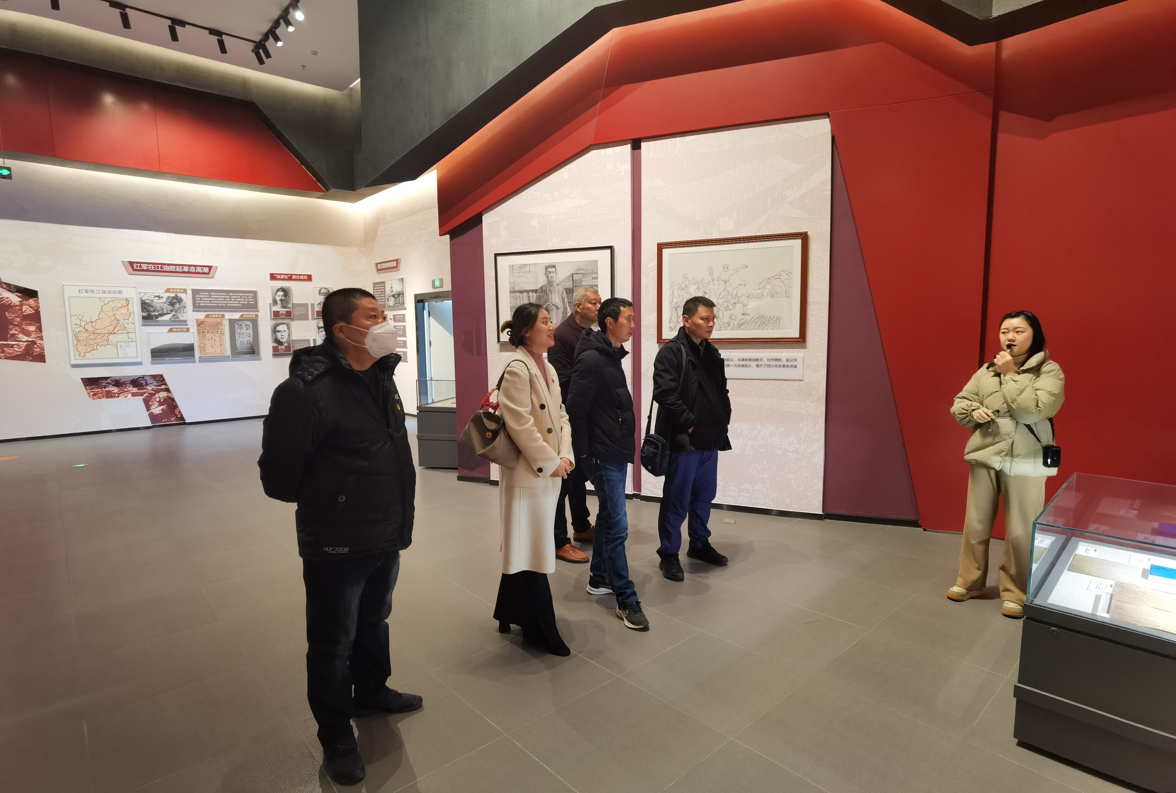 政法与武装部党支部与院监督部第三党小组联合开展主题党日活动(图2)