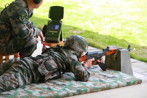 中物院人武部组织基干民兵进行轻武器实弹射击考核(图2) 中物院人武部组织基干民兵进行轻武器实弹射击考核(图2)