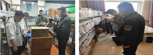 科学城市场监管局开展五一节前食品安全风险监测专项行动(图1)
