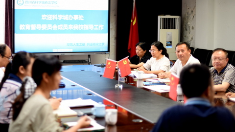 科学城办事处教育督导委员会成员来校指导工作(图3)