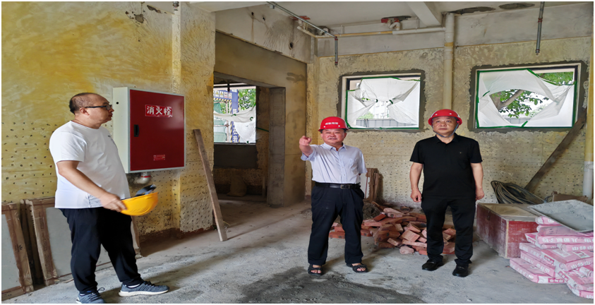 公管部领导调研指导春瑞社区 养老服务综合体建设情况(图3)