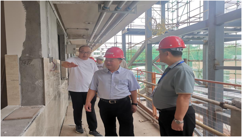 公管部领导调研指导春瑞社区 养老服务综合体建设情况(图4)