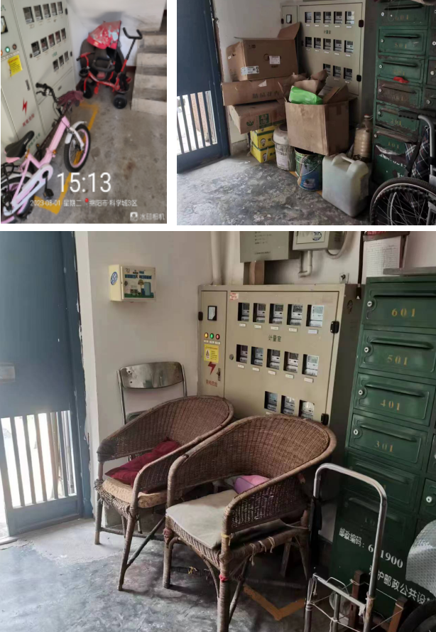 春雷街道开展小区安全隐患专项清理工作(图2) 春雷街道开展小区安全隐患专项清理工作(图2)