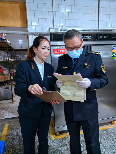 科学城市场监管局做好院庆期间食品安全保障工作(图6)