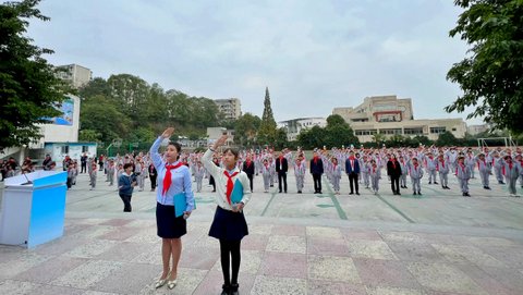 春蕾学校开展“争做新时代好队员”科学家精神进校园主题队日活动(图1)