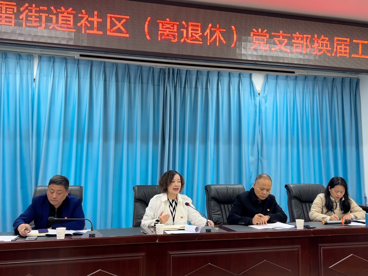 科学城春雷街道召开社区(离退休)党支部换届工作动员会(图2) 科学城春雷街道召开社区(离退休)党支部换届工作动员会(图2)