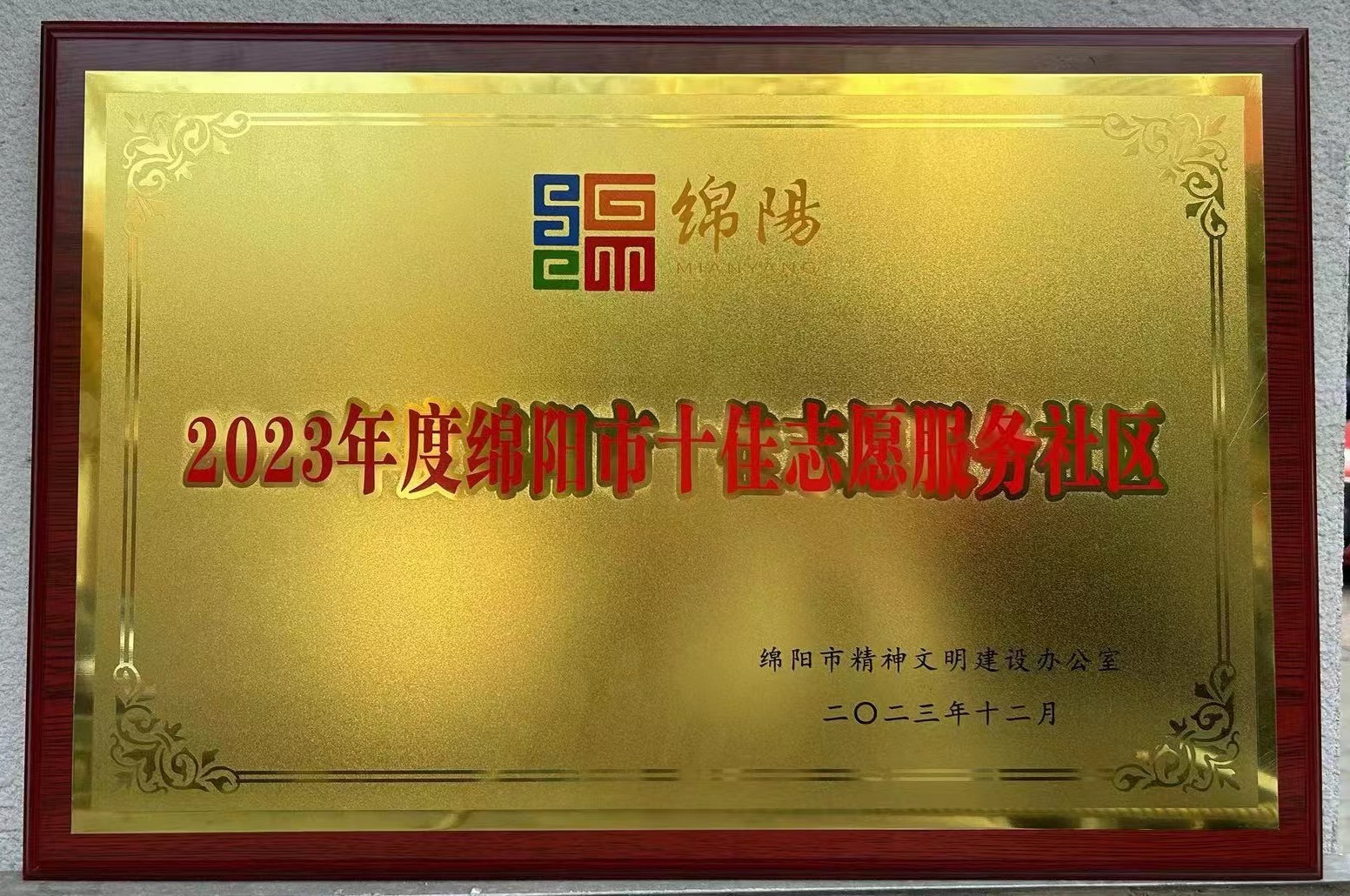 奉献于心 志愿有你——春江社区获得2023年度绵阳市十佳志愿服务社区称号(图2) 奉献于心 志愿有你——春江社区获得2023年度绵阳市十佳志愿服务社区称号(图2)