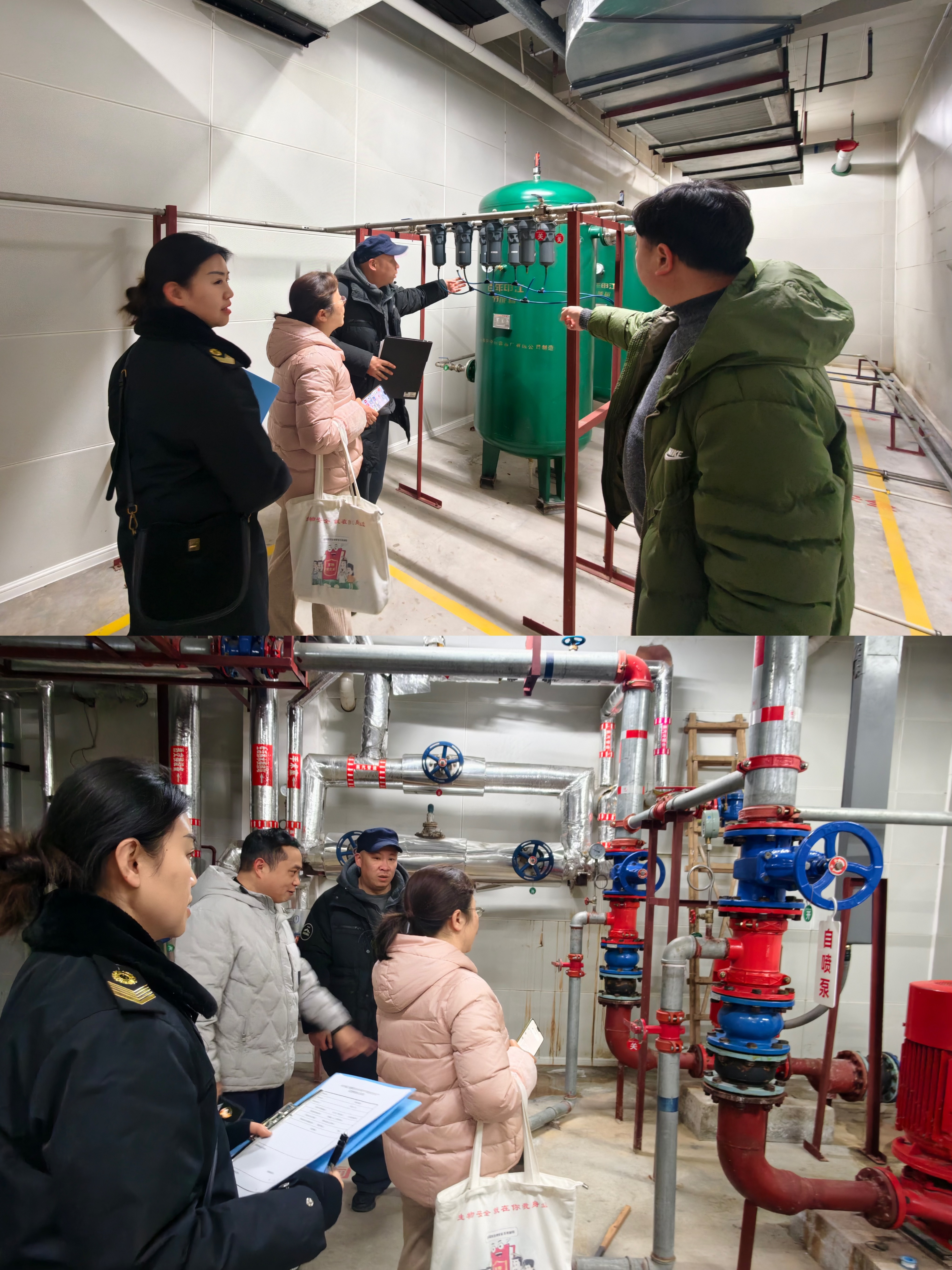 科学城卫健委开展“百安”“冬春行动”专项检查 筑牢医疗机构春节安全生产防线(图1)