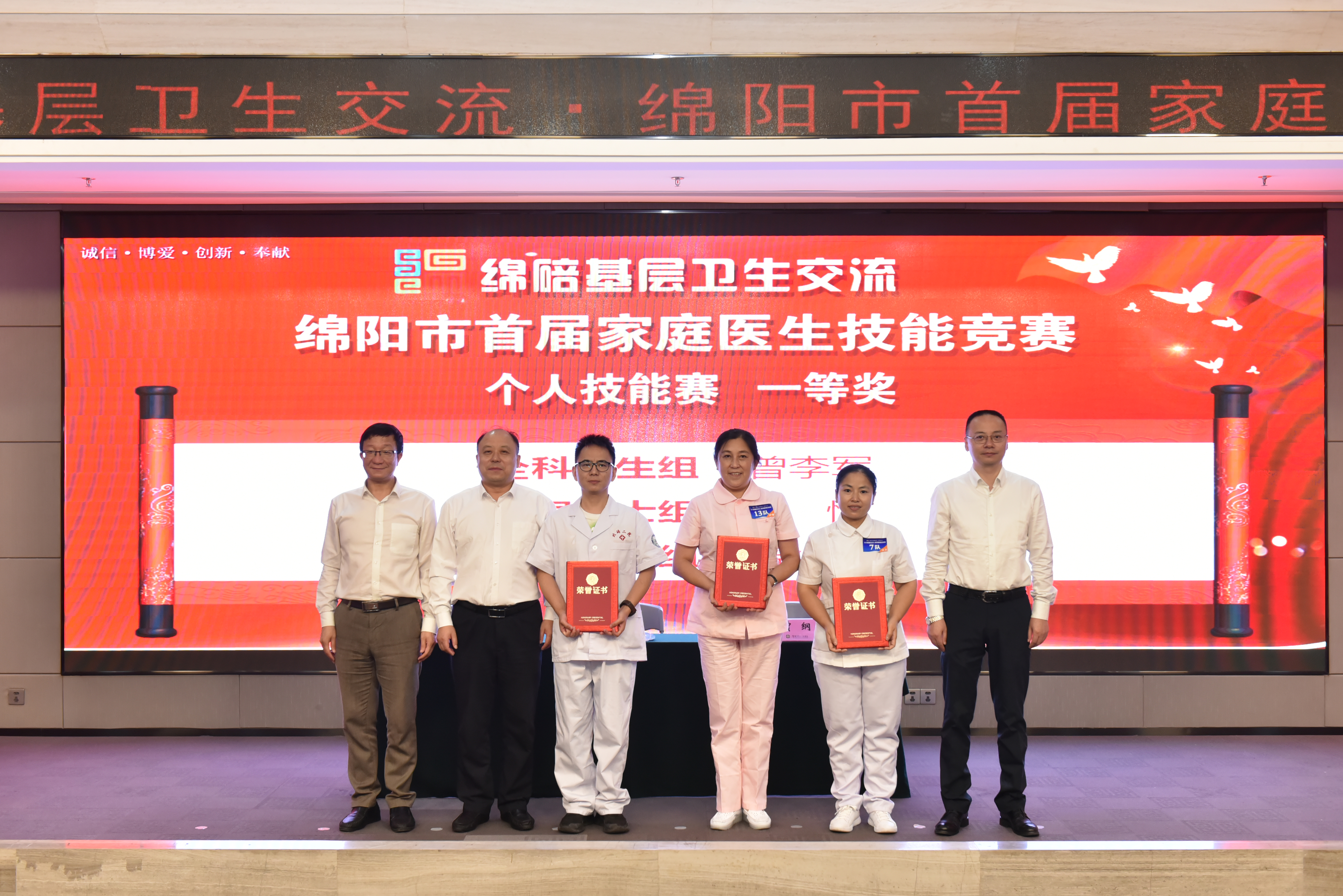 展风采 强技能 促提高——科学城在绵阳首届家医技能竞赛中取得佳绩(图1) 展风采 强技能 促提高